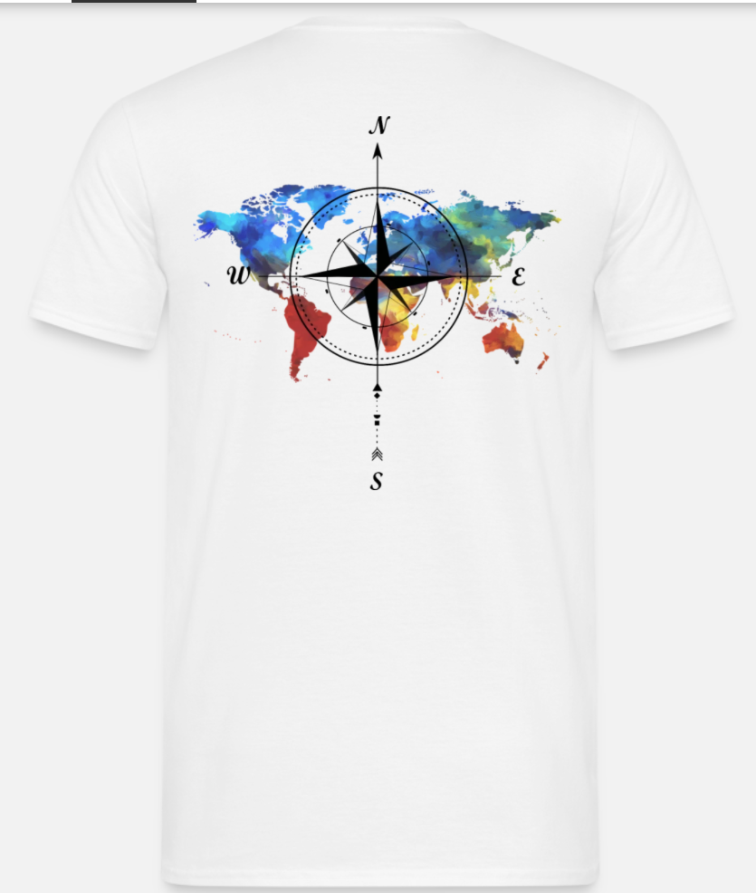 t-shirt compas